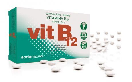 Vitamina B12 Retard 48 comprimidos de 200 mg. Soria Natural