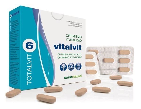 Totalvit 6 Vitavit 28 comprimidos de 910 mg de Soria Natural