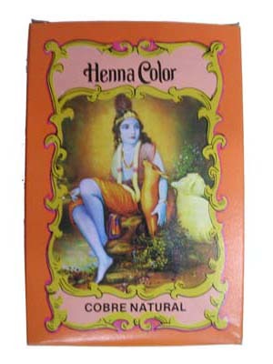 Henna en polvo cobre natural 100 gramos de Radhe Shyam