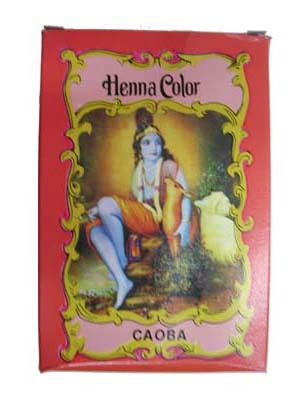Henna en polvo color caoba 100 gramos de Radhe Shyam