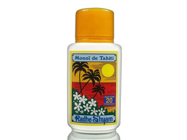 Aceite Protector Solar Monoï de Tahiti Factor 20 150 ml Radhe Shyam