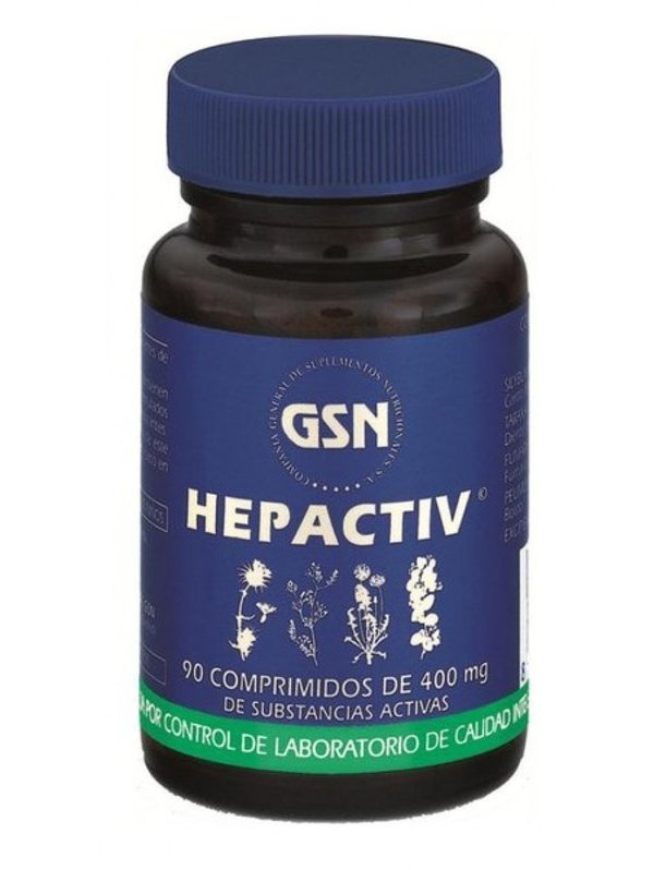 Hepactiv 90 comprimidos 400 mg de GSN