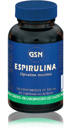 Espirulina 120 comprimidos x 300 mg de GSN