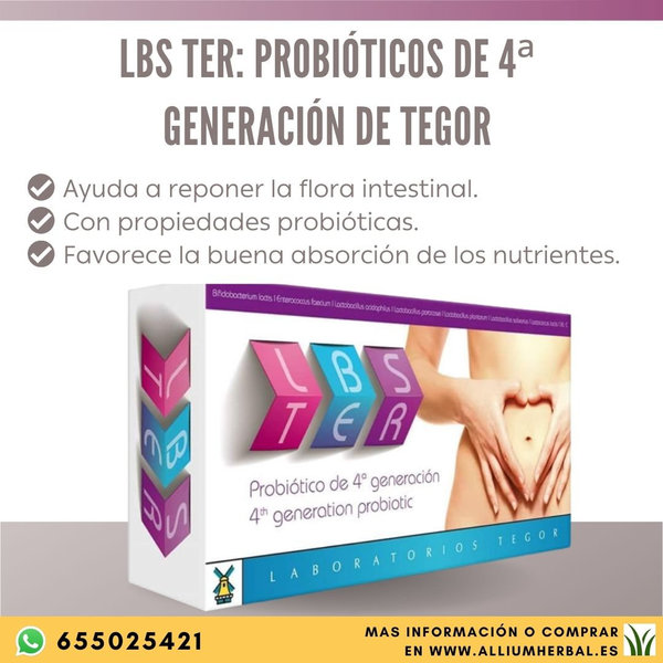 LBS TER 45 comprimidos (Probiótico)  de Tegor