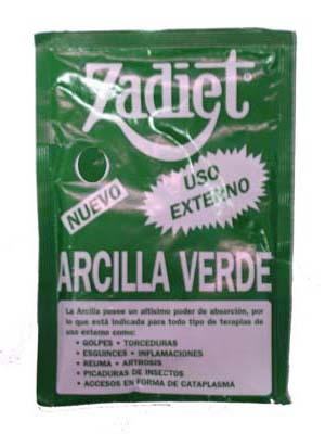 Arcilla verde uso externo de Zadiet 50 gramos