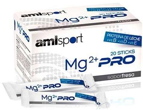Mg2+PRO sabor fresa 20 sticks 5 gramos de AML Sport - Ana Maria Lajusticia