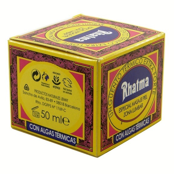 Bálsamo masaje lumbar extra forte 50 gramos de Rhatma