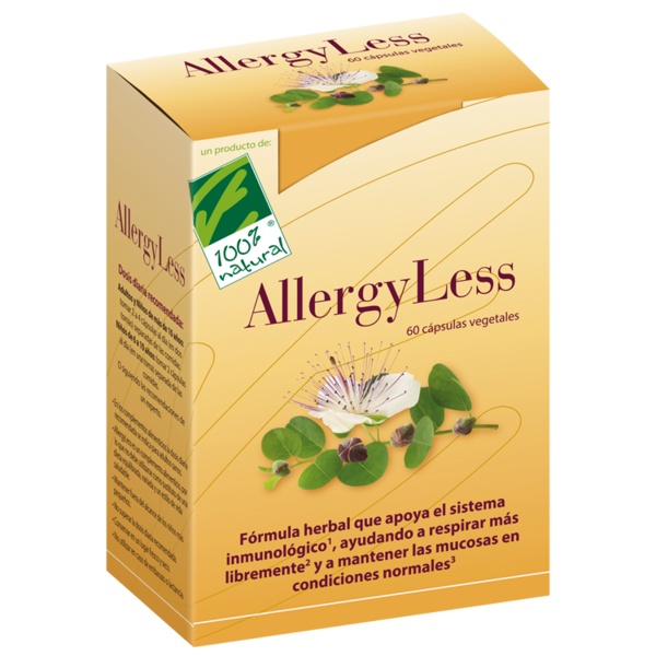 AllergyLess 60 cápsulas de Cien por Cien Natural