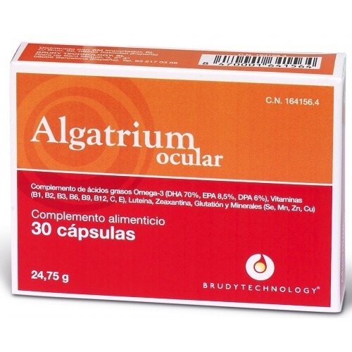 Algatrium ocular 30 cápsulas de Brudy technology