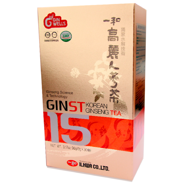 GinST 15 Té coreano de Ginseng 100 sobres de Il Hwa
