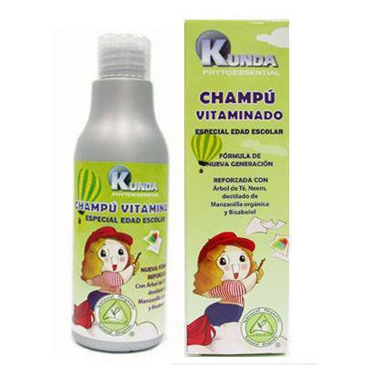 Champú vitaminado edad escolar 250 ml de Kunda