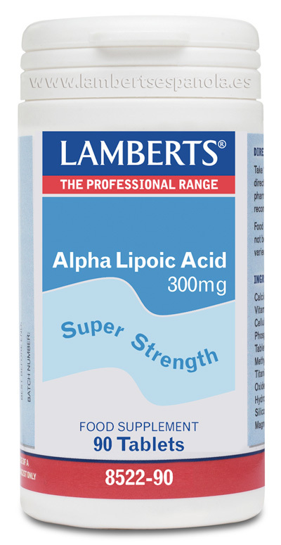 Acido alfa lipoico 300 mg 90 tabletas de Lamberts