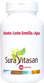 Diente de Leon + Semillas de Apio 100 cápsulas de Sura Vitasan