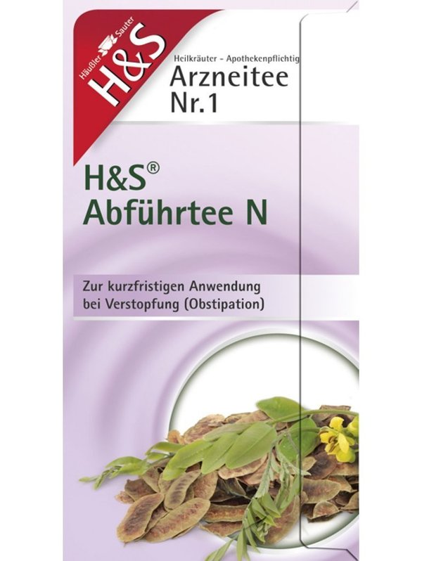 Infusion alemana ARZNEITEE Nº 1 laxante 20 sobres de H&S