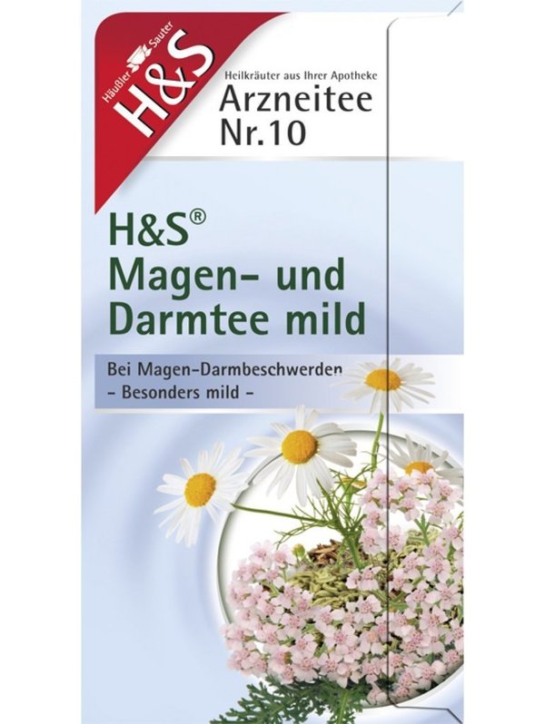 Infusion alemana ARZNEITEE Nº 10 estómago - digestión 20 sobres de H&S