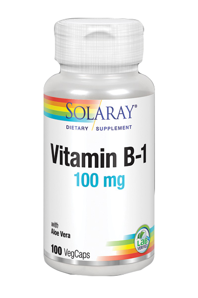 Vitamin B1 100 mg de Solaray 100 cápsulas