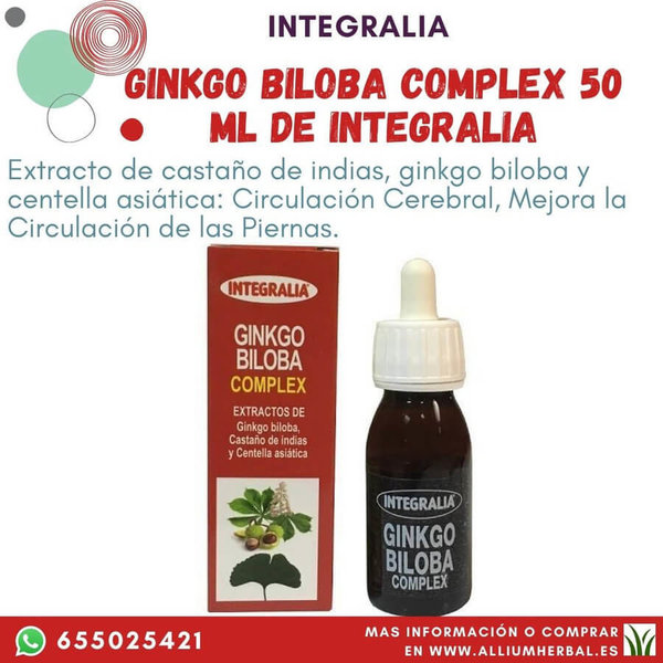 Ginkgo Biloba Complex 50 ml de Integralia