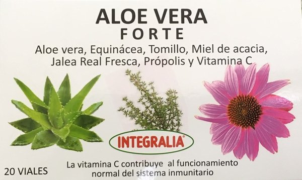 Aloe Vera Forte 20 viales de Integralia