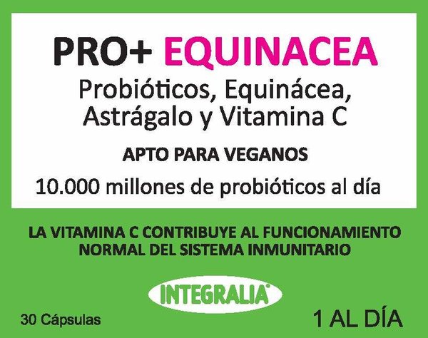 PRO+ Equinacea 30 cápsulas de Integralia
