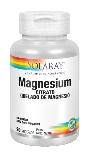 Citrato de magnesio 90 cápsulas de Solaray