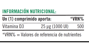 Vitamina D3 25 UG 1000 UI 100 cápsulas de Nature's Bounty