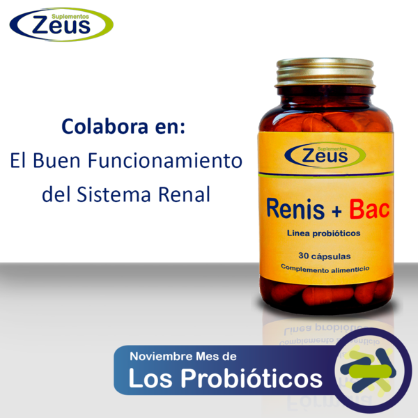 Renis + Bac 30 capsules of Zeus