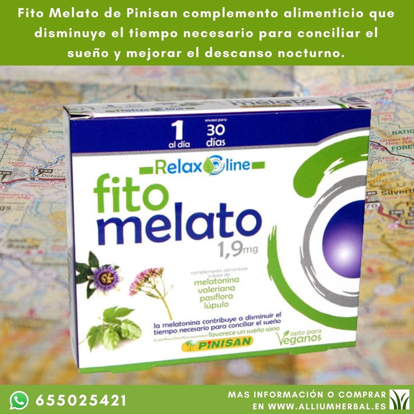 Fito Melato, 1,9 mg 30 cápsulas de Pinisan